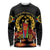 Custom Eritrea Martyrs' Day Long Sleeve Shirt 20 June Shida Shoes With Candles - Black - Wonder Print Shop
