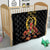 Custom Eritrea Martyrs' Day Quilt 20 June Shida Shoes With Candles - Black - Wonder Print Shop