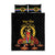 Custom Eritrea Martyrs' Day Quilt Bed Set 20 June Shida Shoes With Candles - Black - Wonder Print Shop