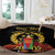 Custom Eritrea Martyrs' Day Round Carpet 20 June Shida Shoes With Candles - Black