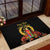 Custom Eritrea Martyrs' Day Rubber Doormat 20 June Shida Shoes With Candles - Black - Wonder Print Shop