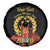 Custom Eritrea Martyrs' Day Spare Tire Cover 20 June Shida Shoes With Candles - Black - Wonder Print Shop