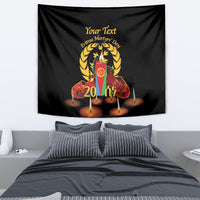 Custom Eritrea Martyrs' Day Tapestry 20 June Shida Shoes With Candles - Black - Wonder Print Shop