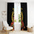 Custom Eritrea Martyrs' Day Window Curtain 20 June Shida Shoes With Candles - Black - Wonder Print Shop