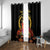 Custom Eritrea Martyrs' Day Window Curtain 20 June Shida Shoes With Candles - Black - Wonder Print Shop