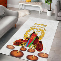 Custom Eritrea Martyrs' Day Area Rug 20 June Shida Shoes With Candles - White - Wonder Print Shop