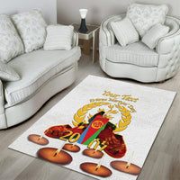 Custom Eritrea Martyrs' Day Area Rug 20 June Shida Shoes With Candles - White - Wonder Print Shop