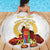 Custom Eritrea Martyrs' Day Beach Blanket 20 June Shida Shoes With Candles - White - Wonder Print Shop