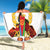 Custom Eritrea Martyrs' Day Beach Blanket 20 June Shida Shoes With Candles - White - Wonder Print Shop
