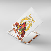 Custom Eritrea Martyrs' Day Canvas Wall Art 20 June Shida Shoes With Candles - White - Wonder Print Shop