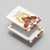 Custom Eritrea Martyrs' Day Canvas Wall Art 20 June Shida Shoes With Candles - White - Wonder Print Shop
