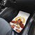 Custom Eritrea Martyrs' Day Car Mats 20 June Shida Shoes With Candles - White