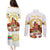 Custom Eritrea Martyrs' Day Couples Matching Puletasi and Long Sleeve Button Shirt 20 June Shida Shoes With Candles - White - Wonder Print Shop