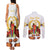 Custom Eritrea Martyrs' Day Couples Matching Tank Maxi Dress and Long Sleeve Button Shirt 20 June Shida Shoes With Candles - White - Wonder Print Shop