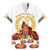 Custom Eritrea Martyrs' Day Family Matching Mermaid Dress and Hawaiian Shirt 20 June Shida Shoes With Candles - White - Wonder Print Shop