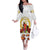 Custom Eritrea Martyrs' Day Family Matching Off The Shoulder Long Sleeve Dress and Hawaiian Shirt 20 June Shida Shoes With Candles - White - Wonder Print Shop