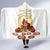 Custom Eritrea Martyrs' Day Hooded Blanket 20 June Shida Shoes With Candles - White