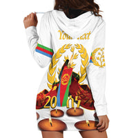 Custom Eritrea Martyrs' Day Hoodie Dress 20 June Shida Shoes With Candles - White - Wonder Print Shop