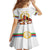 Custom Eritrea Martyrs' Day Kid Short Sleeve Dress 20 June Shida Shoes With Candles - White - Wonder Print Shop