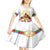 Custom Eritrea Martyrs' Day Kid Short Sleeve Dress 20 June Shida Shoes With Candles - White - Wonder Print Shop