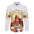 Custom Eritrea Martyrs' Day Long Sleeve Button Shirt 20 June Shida Shoes With Candles - White - Wonder Print Shop