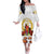 Custom Eritrea Martyrs' Day Off The Shoulder Long Sleeve Dress 20 June Shida Shoes With Candles - White - Wonder Print Shop