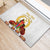 Custom Eritrea Martyrs' Day Rubber Doormat 20 June Shida Shoes With Candles - White - Wonder Print Shop
