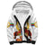 Custom Eritrea Martyrs' Day Sherpa Hoodie 20 June Shida Shoes With Candles - White - Wonder Print Shop