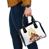 Custom Eritrea Martyrs' Day Shoulder Handbag 20 June Shida Shoes With Candles - White