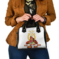 Custom Eritrea Martyrs' Day Shoulder Handbag 20 June Shida Shoes With Candles - White