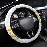 Eritrea Martyrs' Day Steering Wheel Cover 20 June Shida Shoes With Candles - White - Wonder Print Shop