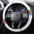 Eritrea Martyrs' Day Steering Wheel Cover 20 June Shida Shoes With Candles - White - Wonder Print Shop