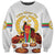 Custom Eritrea Martyrs' Day Sweatshirt 20 June Shida Shoes With Candles - White - Wonder Print Shop
