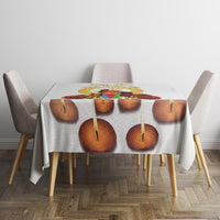 Custom Eritrea Martyrs' Day Tablecloth 20 June Shida Shoes With Candles - White - Wonder Print Shop