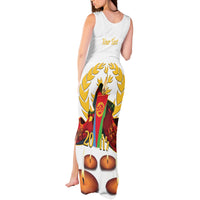 Custom Eritrea Martyrs' Day Tank Maxi Dress 20 June Shida Shoes With Candles - White - Wonder Print Shop