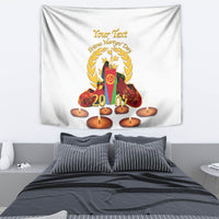 Custom Eritrea Martyrs' Day Tapestry 20 June Shida Shoes With Candles - White - Wonder Print Shop