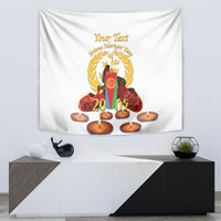 Custom Eritrea Martyrs' Day Tapestry 20 June Shida Shoes With Candles - White - Wonder Print Shop