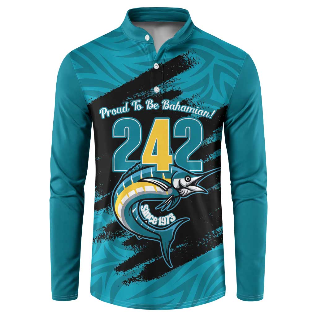 The Bahamas 242 Day Button Sweatshirt Bahamian Independence Anniversary
