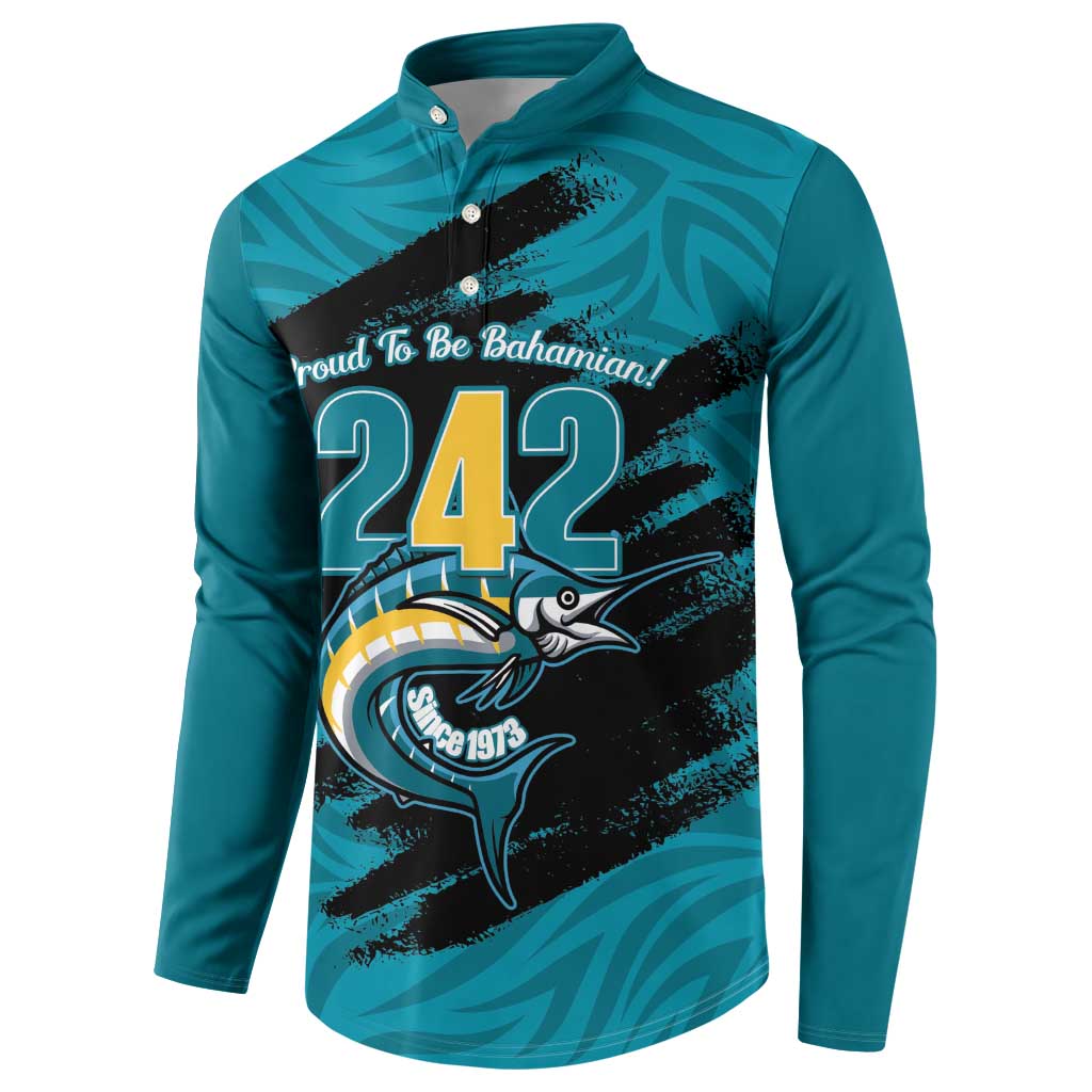 The Bahamas 242 Day Button Sweatshirt Bahamian Independence Anniversary
