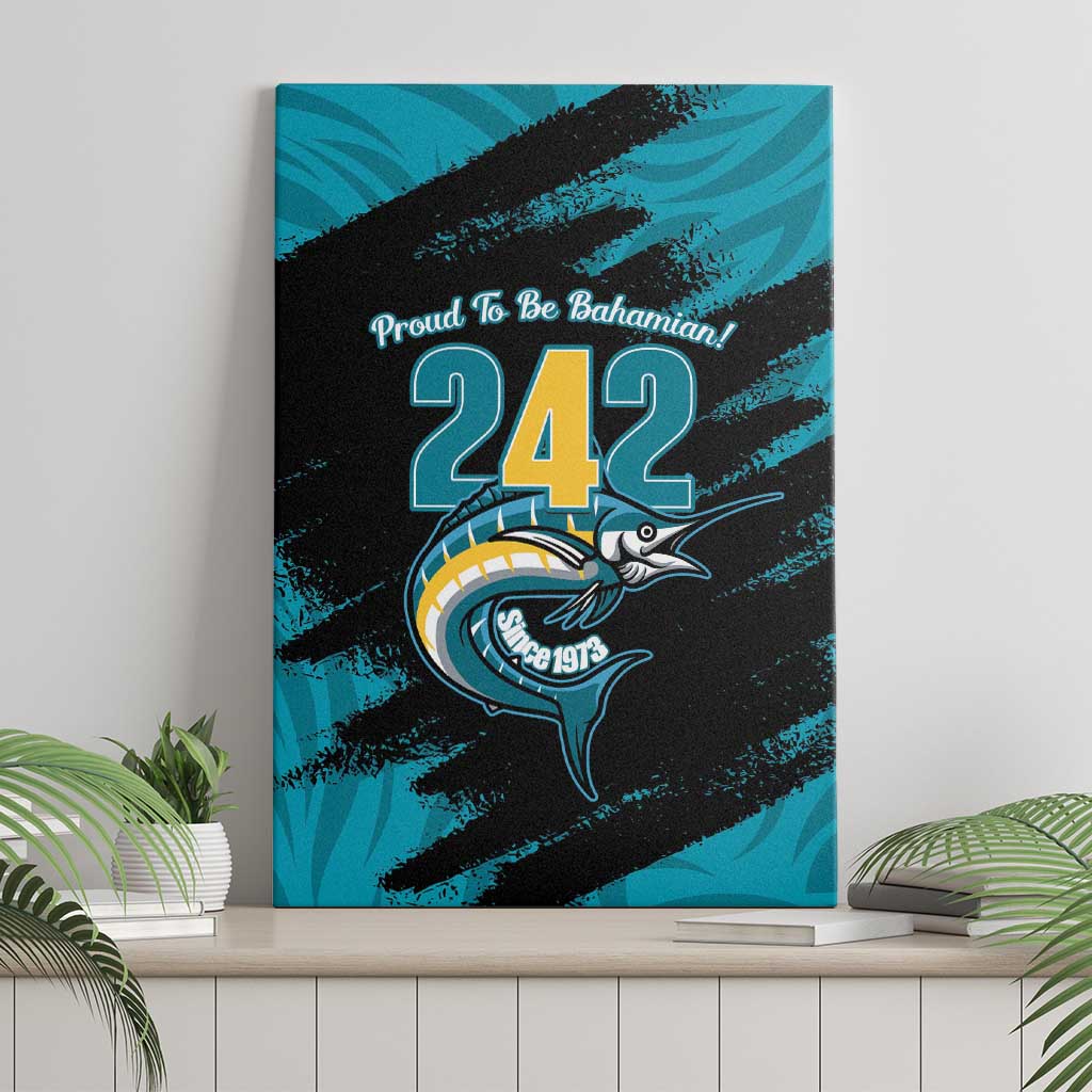 The Bahamas 242 Day Canvas Wall Art Bahamian Independence Anniversary