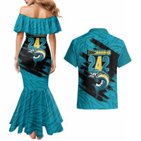 The Bahamas 242 Day Couples Matching Mermaid Dress and Hawaiian Shirt Bahamian Independence Anniversary