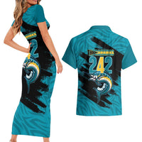 The Bahamas 242 Day Couples Matching Short Sleeve Bodycon Dress and Hawaiian Shirt Bahamian Independence Anniversary