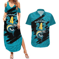 The Bahamas 242 Day Couples Matching Summer Maxi Dress and Hawaiian Shirt Bahamian Independence Anniversary