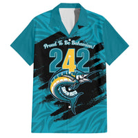 The Bahamas 242 Day Family Matching Off The Shoulder Long Sleeve Dress and Hawaiian Shirt Bahamian Independence Anniversary