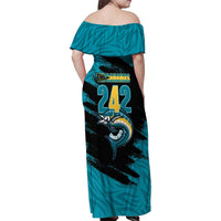 The Bahamas 242 Day Family Matching Off Shoulder Maxi Dress and Hawaiian Shirt Bahamian Independence Anniversary