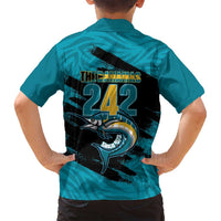 The Bahamas 242 Day Family Matching Puletasi and Hawaiian Shirt Bahamian Independence Anniversary