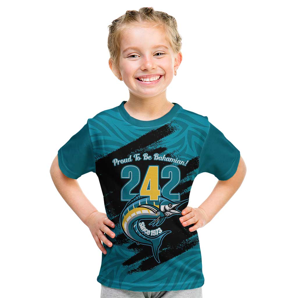 The Bahamas 242 Day Kid T Shirt Bahamian Independence Anniversary