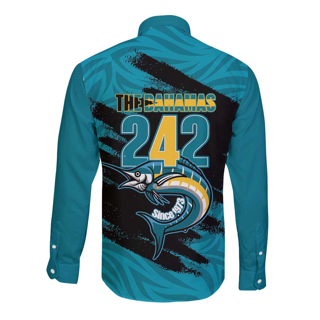 The Bahamas 242 Day Long Sleeve Button Shirt Bahamian Independence Anniversary