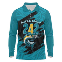 The Bahamas 242 Day Long Sleeve Polo Shirt Bahamian Independence Anniversary