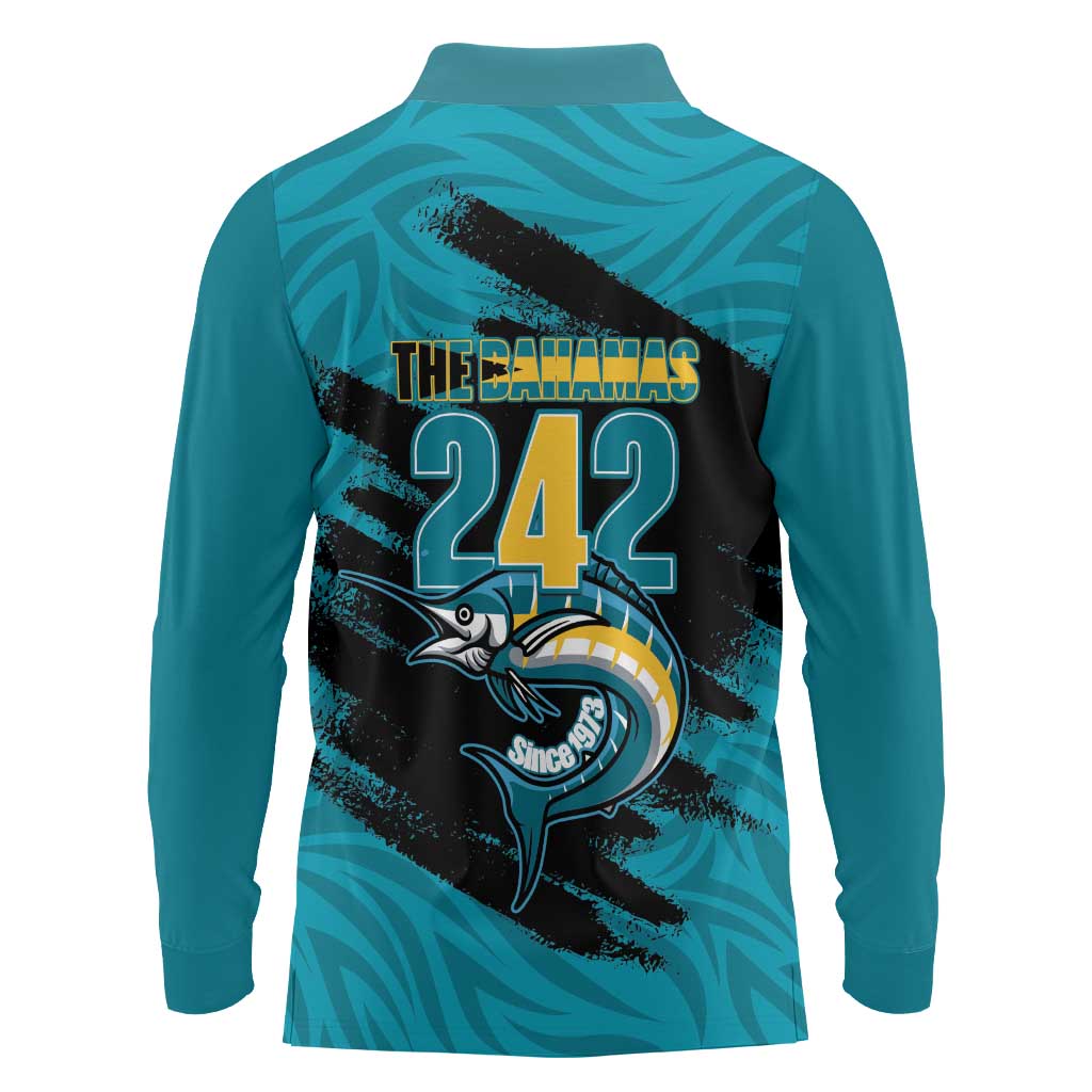 The Bahamas 242 Day Long Sleeve Polo Shirt Bahamian Independence Anniversary